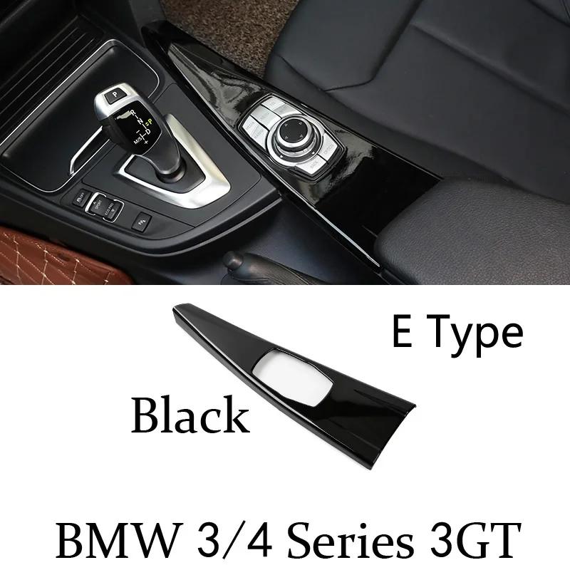 For BMW 3 4 Series 3GT F30 F31 F32 F34 F36 316li Car Accessories Control Gear Shift Panel Decorative Strip Cover Trim Sticker