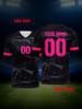 Men's & Women's Digital Print Short Sleeve Sports Uniform - Football/Table Tennis Training & Competition Set