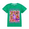A958 Kids Boys Girls Taylor Swift Print Multi-color Short Sleeves T-shirt