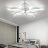 Plafonnier LED - NETTLIFE - Plafonnier 80 cm 75 W - Télécommande - Veilleuse - Intensité réglable