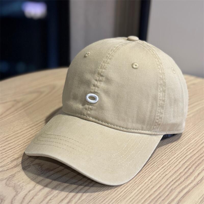 New white casual hat, women's big head circumference baseball cap, small face, enlarged and deepened soft top cap