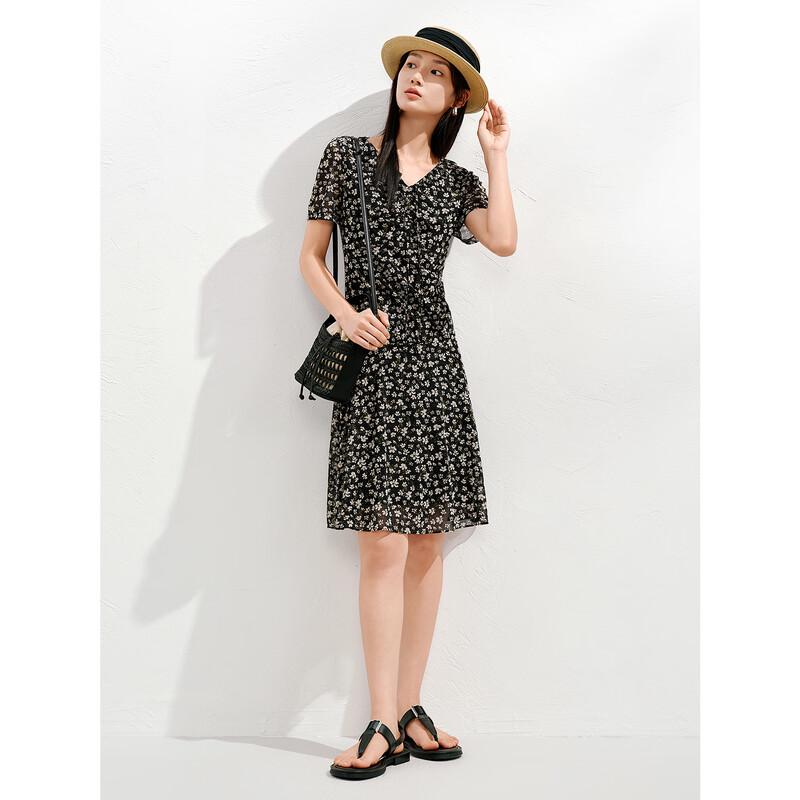 

ANNA&CO by JOOZE 2024 Summer Floral Lace-Trim Slim Dress 2XL