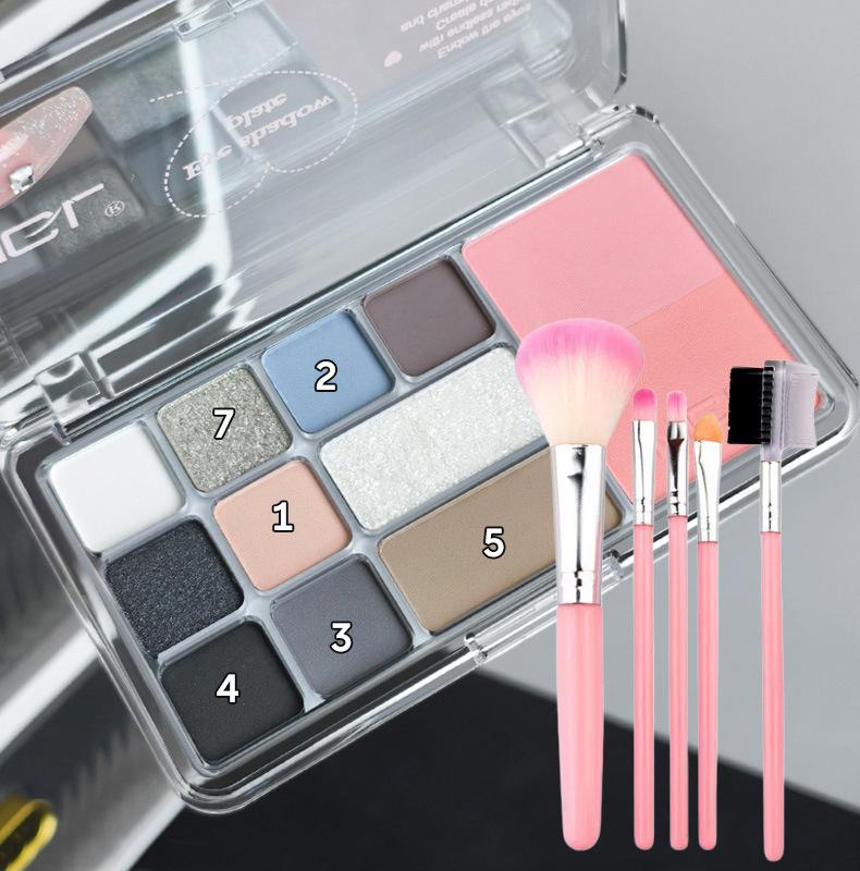 Mgl Twelve Color Low Saturation Pink Eyeshadow Palette For Daily Commute