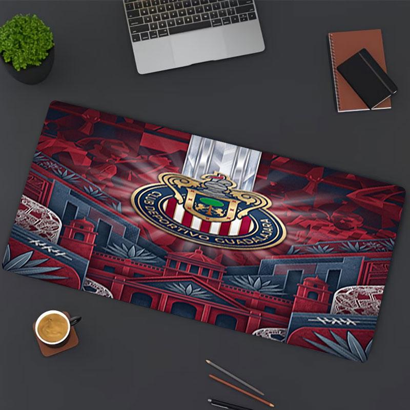 Club Deportivo Guadalajara Print Mouse Pad, for Keyboard Pad Laptop PC Mat for Office Home Use, Desk Decor, Perfect Birthday Gift for Gamers