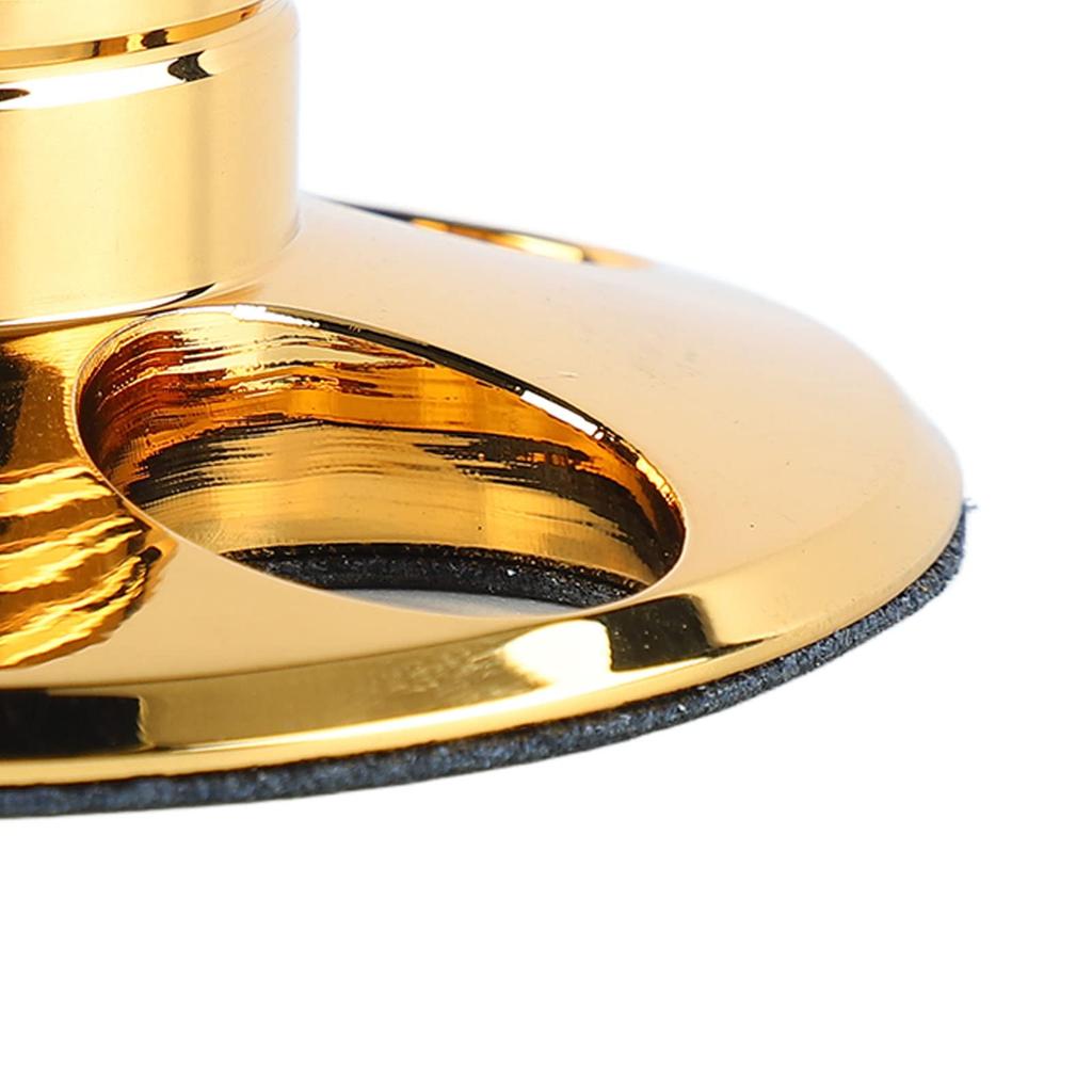 Gold Record Weight Stabilizer for Vinyl Turntables, Metal Record Disc Replacement, Gramophone