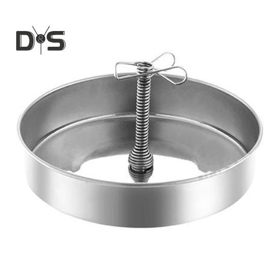 

Магнитный держатель для благовоний с лотком для улавливания пепла, переносная круглая металлическая спиральная курильница для кемпинга и использования в помещении 9cm