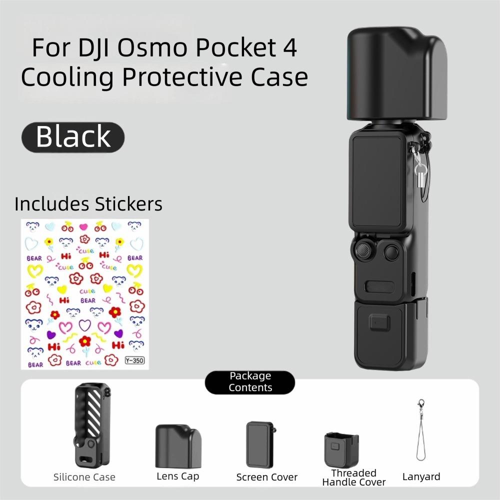 Odporne na zarysowania Silikonowe Etui Ochronne Miękka Osłona na Akcesoria do Kamery DJI Osmo Pocket 4