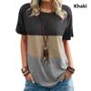Women Casual Short Sleeve O-Neck Loose Tshirt Summer Tee Tops Plus Size