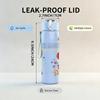 1PC Female Figure 750ml Sports Water Bottle Leakproof Straw Lid Outdoor Office Home