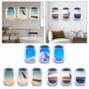 3Pcs Faux Window Wall Sticker Decal Indoor for Bedroom Bathroom Dining Room