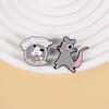 Multi Animal Style Cute Healing Enamel Pins Cat Duck Goose Goofy Style Brooches Lapel Badge Funny Jewelry Gifts Accessories