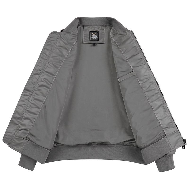 Veste de travail multipoches Veste d'automne et d'hiver pour homme Veste bomber Veste d'aviateur pour homme