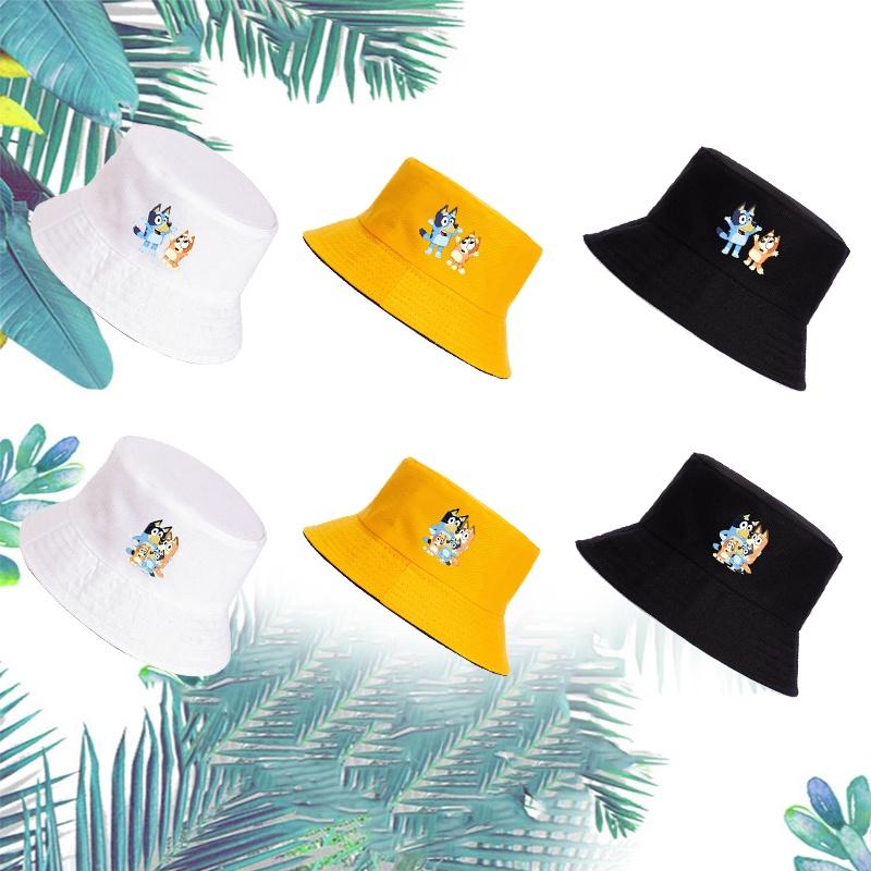 Stylish And Simple Bluey Fisherman Hat For Sun Protection