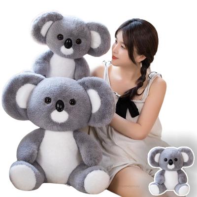 45 cm sitzender Koala Stofftier, weicher Plüsch, niedliches Cartoon-Dekokissen, Kissen, Bürodekor, Baby-Trostpuppe, Mädchen, Jungen, Geschenke