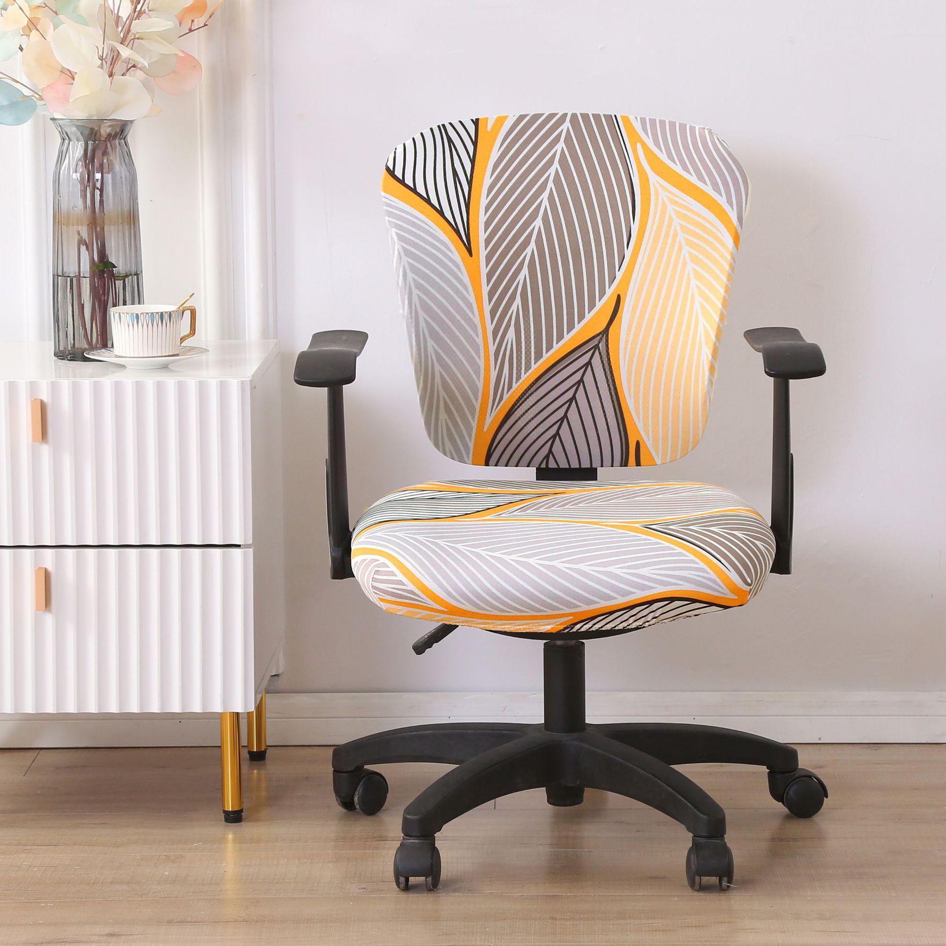 Эластичный получехол для офисного вращающегося кресла Защита сиденья и спинки Cushion cover backrest cover 990₽