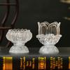 2Pcs Transparent Lotus Candle Lamp LED Temple Candle Light Decoration New Electronic Lamp  Temple