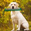 Brinquedo de Puxar para Cães Padrão Listrado Limpeza de Dentes Juta Resistente Almofada de Morder Vara de Puxar Brinquedo Ferramenta de Treinamento