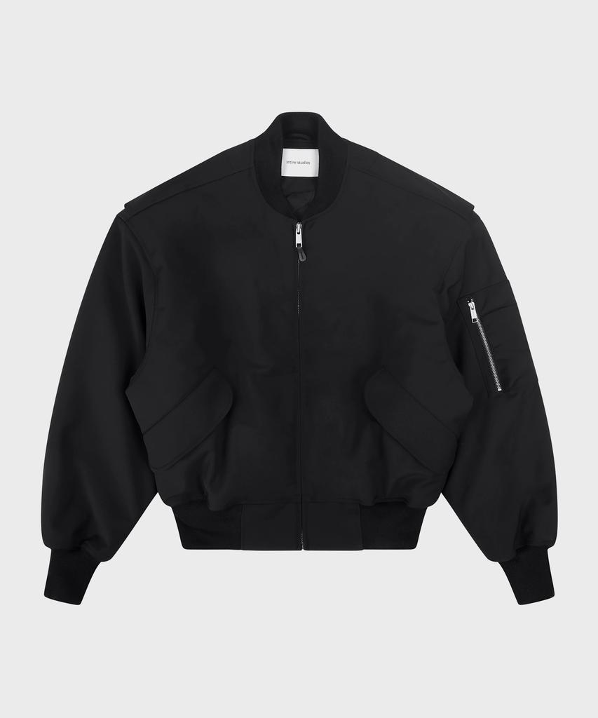 Entire Studios (U) Broad Bomber Wool Black