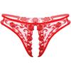Adult Men Lingerie Briefs Flower Embroidery Lace Thong Underwear
