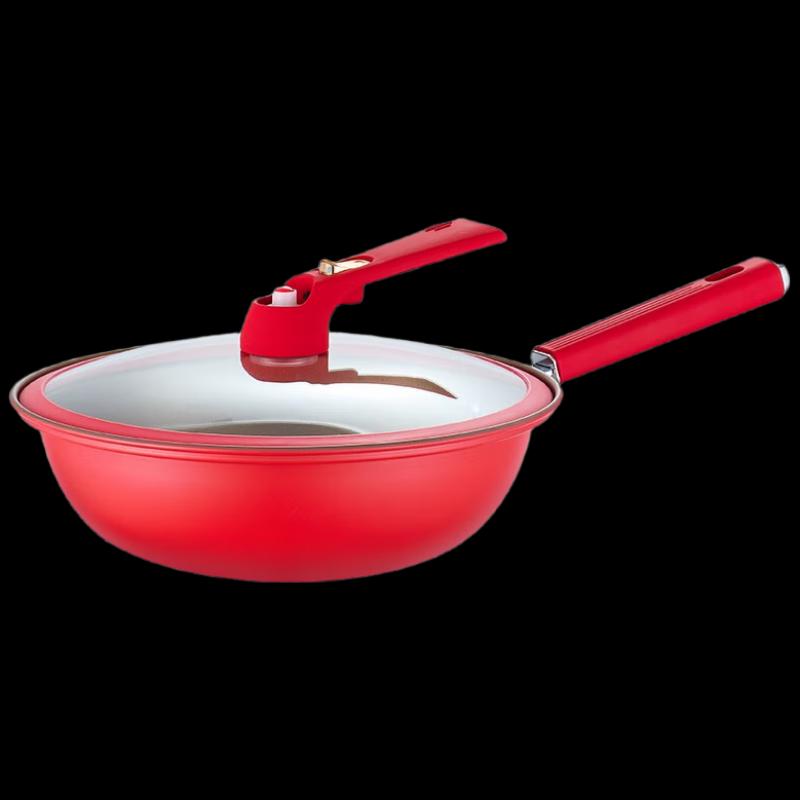 NORTON Red Titanium Non-stick Wok 32cm