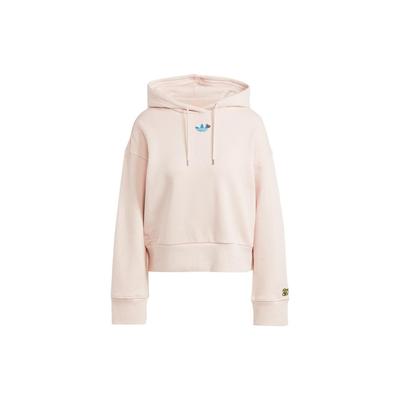 Originals Geometric Pattern Printed Pullover Hoodie Women Sweatshirts Light-Pink IJ0681