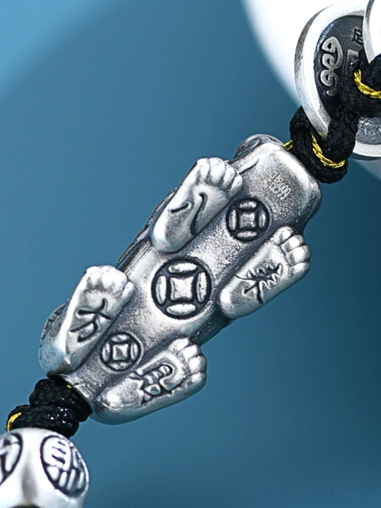New Five Emperors Money Pixiu Bracelet Men's and Women's Fashion Versatile Handwoven Bracelet Bracelet Gift