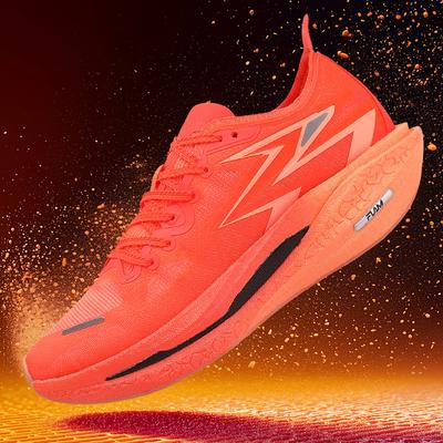 Running Shoes Men's 2025 Summer New Woven Through Net Real Explosive Carbon Board Shoes Lightweight Shock Absorption Casual Versatile Sports Shoes