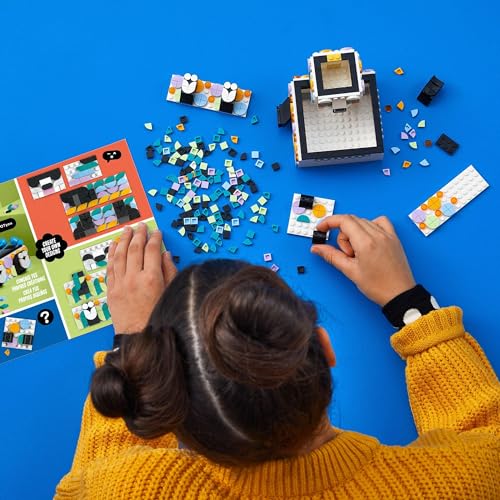 LEGO Dots Süßer Panda-Tablett 41959, Spielzeugbausteine, Geschenk, Schmuck, Basteln, Jungen und Mädchen, Ab 6 Jahren