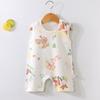 Zomer Romper Baby Koreaanse Stijl - Mouwloos Cartoon Katoenen Bodysuit