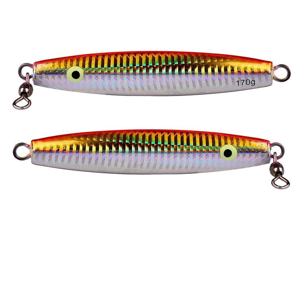 Placă de fier Plumb Nalucă de pește Simulare de momeală Unelte de pescuit cu momeală falsă