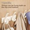 No-drill Wall-mounted Coat Hook, Strong Load-bearing Hanging Rack for Clothes, Suitable for Entryway,robe Hooks