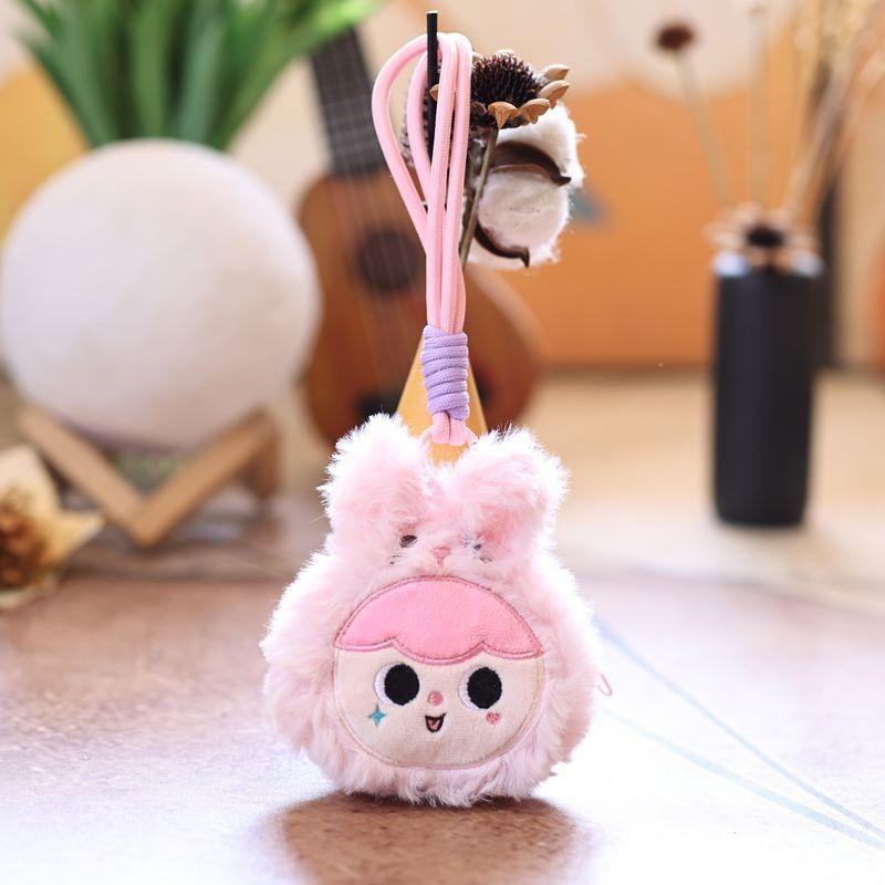 Three V3 Baby Plush Keychain Cute Cartoon Keyring Giftgiving Doll Decoration