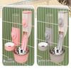 500Ml Pet Chinchilla Hanging Feeding Waterer Easy Install Pigeon Rabbit Small Animal Automatic Feeding Water Bowl Pet Products