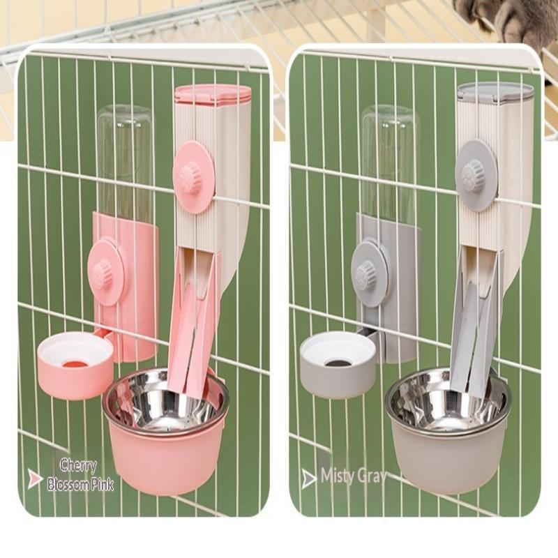 500Ml Pet Chinchilla Hanging Feeding Waterer Easy Install Pigeon Rabbit Small Animal Automatic Feeding Water Bowl Pet Products