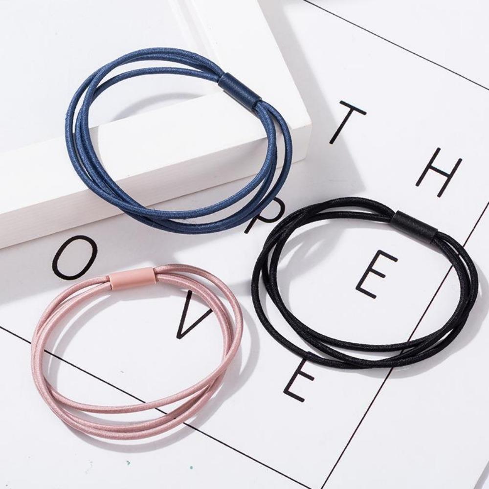 10PCS Simple Basic Elastic Hair Bands Scrunchie Ties Fashion Headband for Women Girls