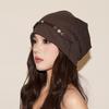 Women S Coffee Stacked Beanie Hat Star Tassel Casual Loose Fit Hat