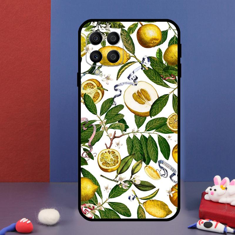Tropikalny Letni Owoc Cytryna Dla Samsung Galaxy M33 M13 M23 M53 M15 M55 M31 M51 M14 M34 M54 M20 M30s M32 M52 Etui na Telefon
