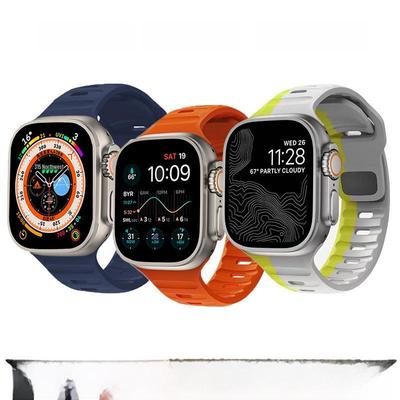 Cinturini in Silicone per Apple Watch - Monocolore, Serie Ultra Disponibile