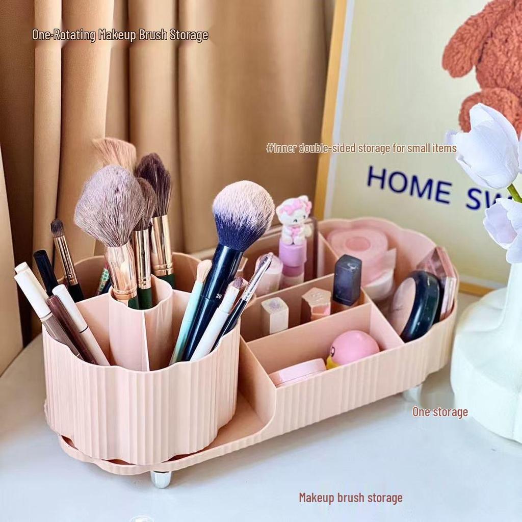 Drehbarer Make-up-Pinsel- und Kosmetik-Aufbewahrungshalter