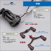 HEIGHTEN 22mm Reel Handle for Shimano and Daiwa Aurora Series A and Type Black Red Knob, 8.8g, (Type S), & (840)