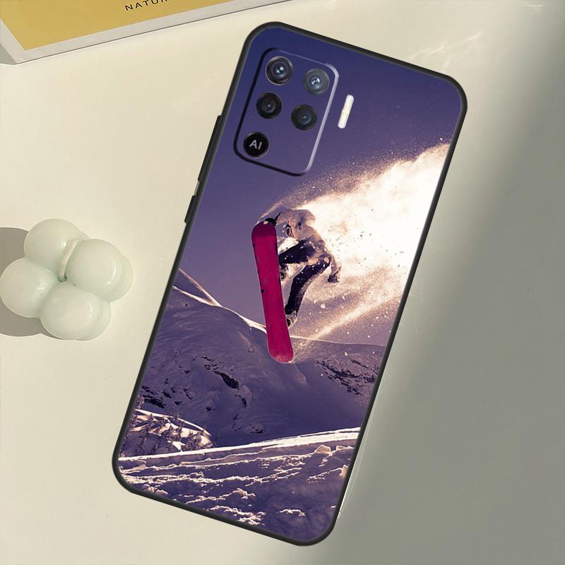 Sports Snowboarding Case For OPPO A15 A74 A54 A94 A52 A72 A31 A53 A53S A5 A9 2020 A3S A5S A83 A91 A93 Cover