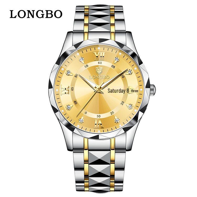Longbo Men's Fashionable Waterproof Classic Wristwatch