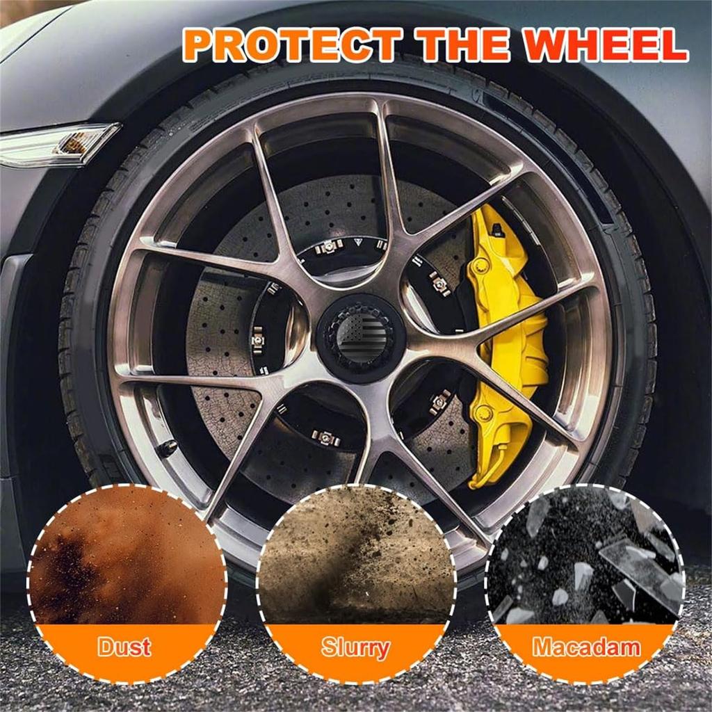 Flag Wheel Center Cover 4pcs Hub Rim Car Wheel Center Aluminum Alloy Cover Wheel