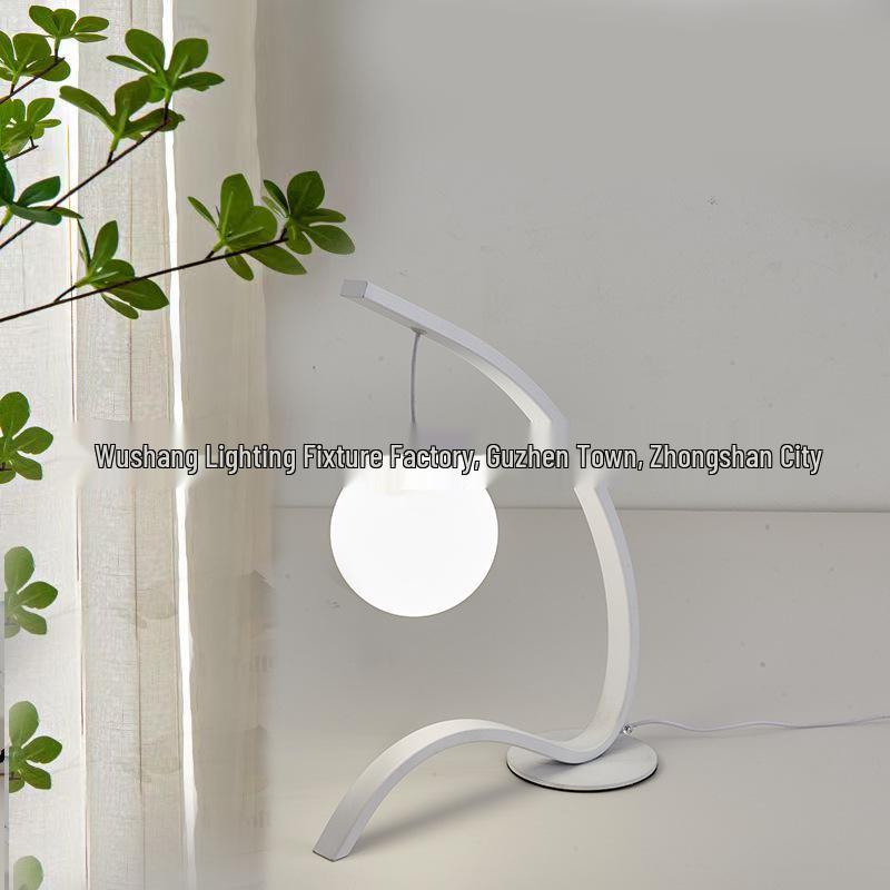 Lampe de Bureau LED Nordique pour Chambre à Coucher & Hôtel - Lampe de Chevet Haut de Gamme