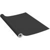 VidaXL Self-adhesive Film for Furniture Black 500x90 Cm PVC