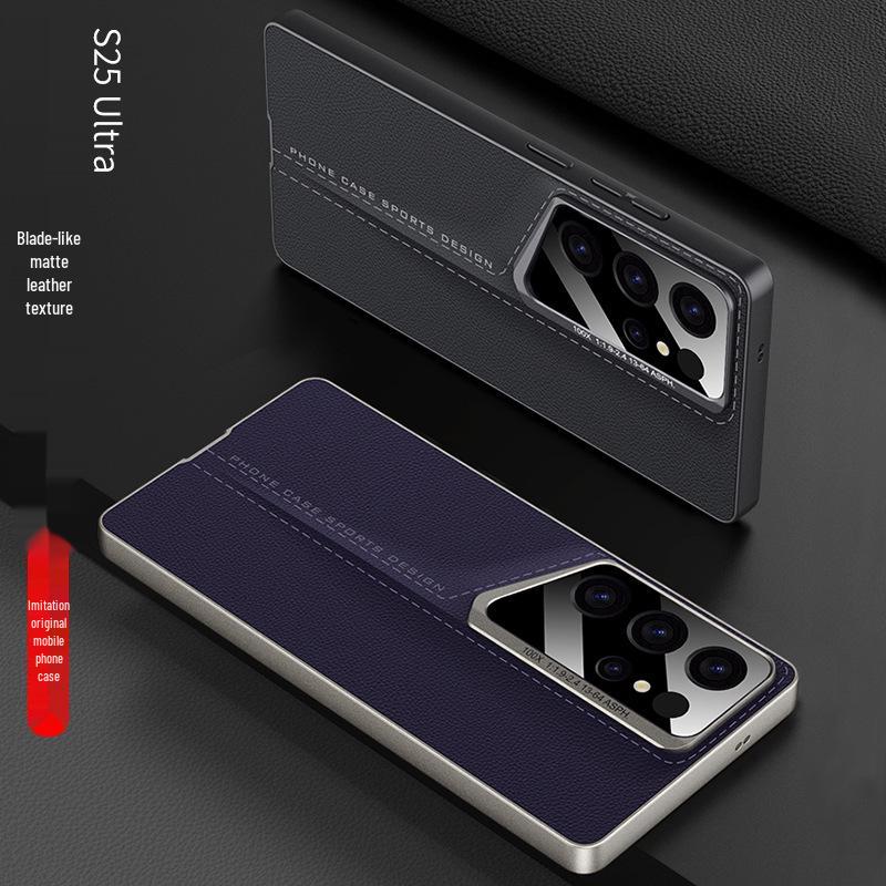 Samsung S25 Ultra Leather Protective Phone Case - Fashionable and Drop-Proof