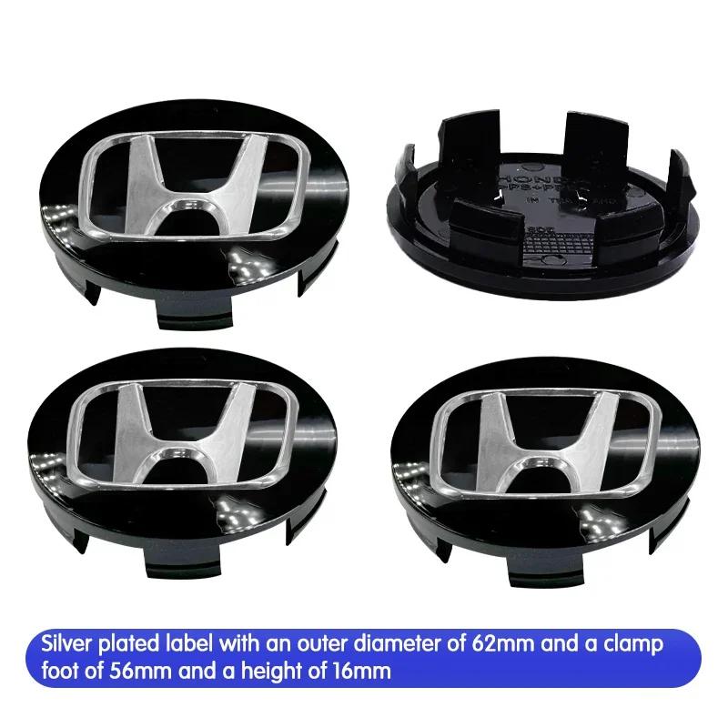4 Stück 69mm 62mm 58mm Für Honda Auto Radnabenkappen Felgennabendeckel Accord Fit Jazz CRV CRZ City Alice Odyssey Abzeichen Logo Emblem