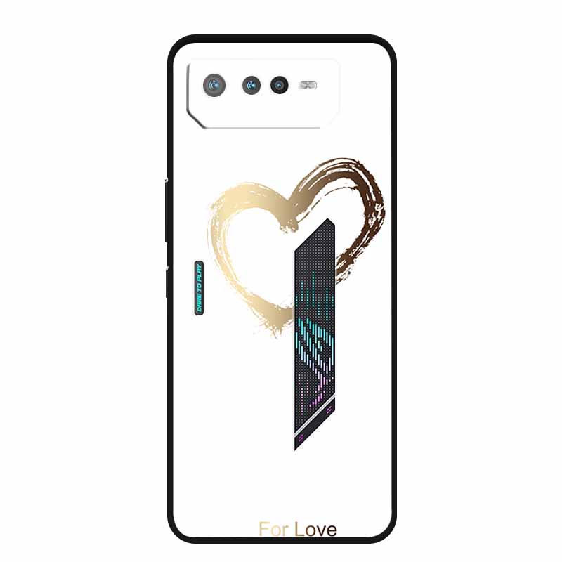Für Asus ROG Phone 6 Hülle Luxus Silikon TPU Weiche Abdeckung Handyhülle für Asus ROG Phone 6 Pro Funda Rog6 Schutz Hülle Cartoon Hülle