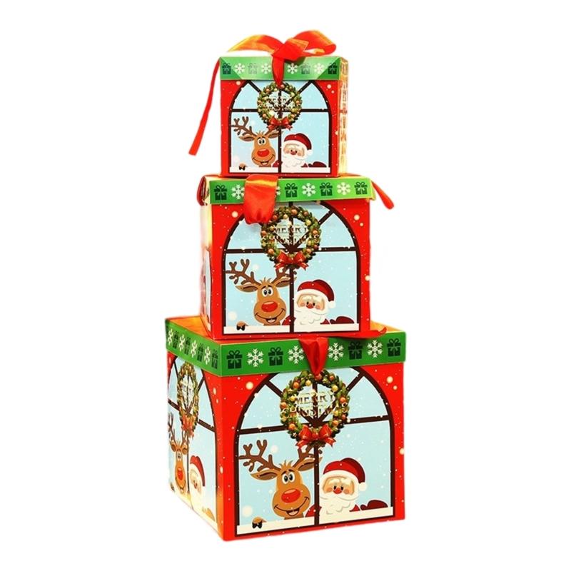

Foldable Holiday Gift Box Decoration Made Of User friendly PVC Materials Perfect For Tree Bases And Compact Living Spaces