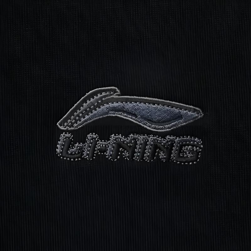 Li-Ning Embroidered Logo Fashion Cotton Comfortable Fleece Warm Crew Neck Pullover Long Sleeve Sweatshirt Casual Sports Set AWDUA53-14-AKL75-5